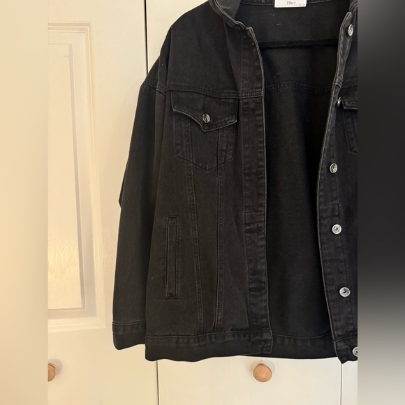Black Jean Jacket - Picture 2 of 5